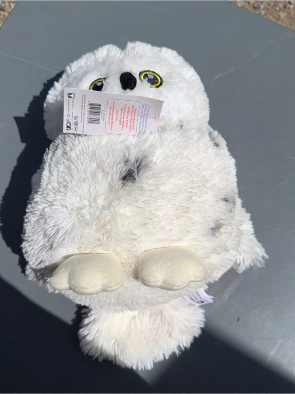 White Snowy Owl Plush Toy - Soft Eco-Friendly Stuffed Animal